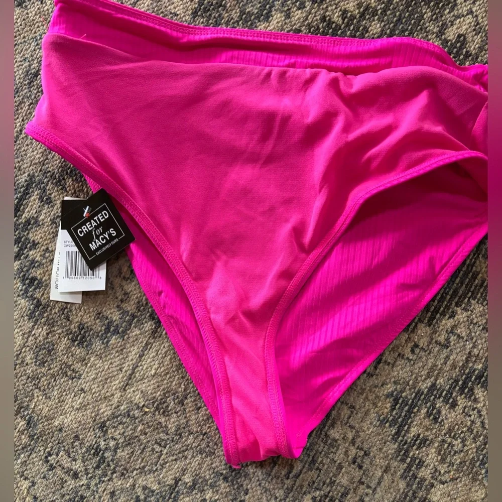 🏖️California Waves Soft Waist High-Waist Swim Bottoms🏖️ NWT